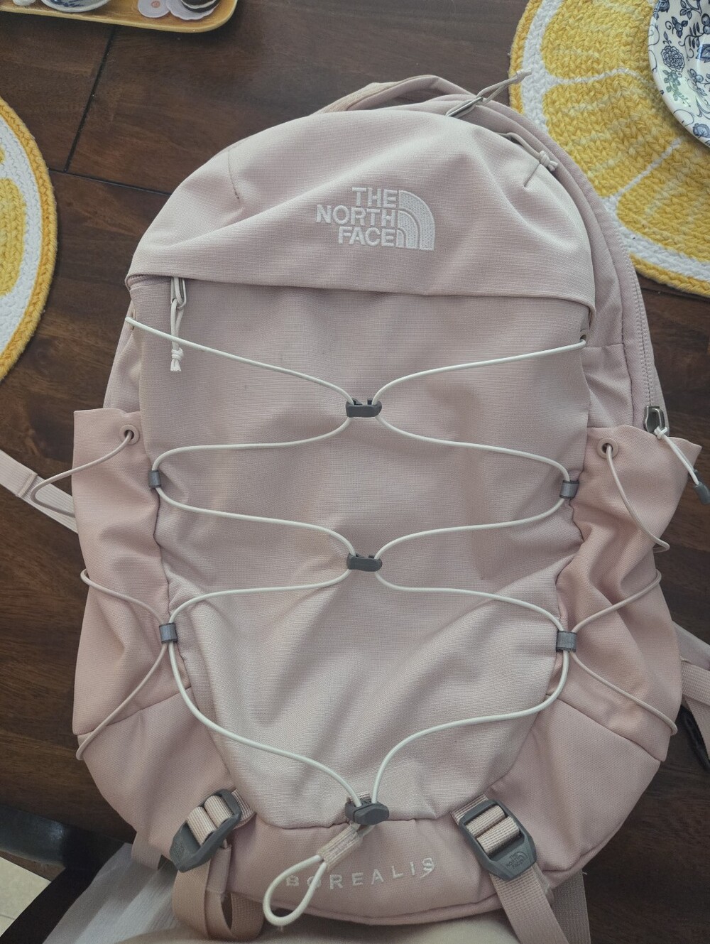 The North Face Light Pink Backpack - Picture 1 of 7